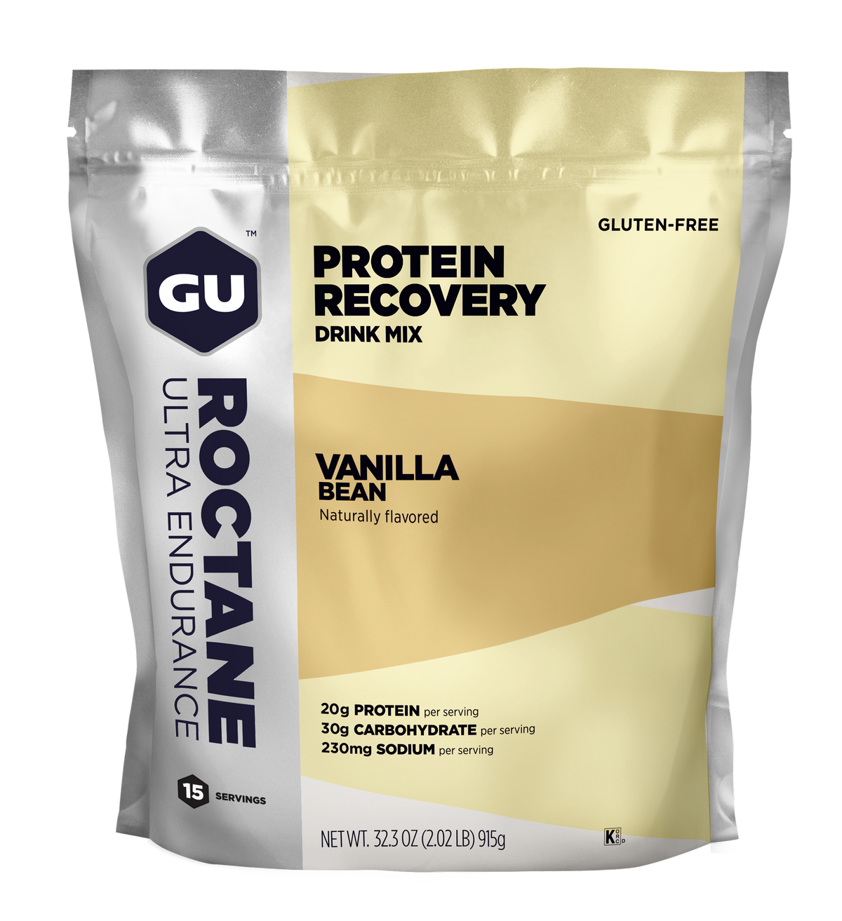 GU Roctane Protein Recovery Drink Mix Vanilla Bean