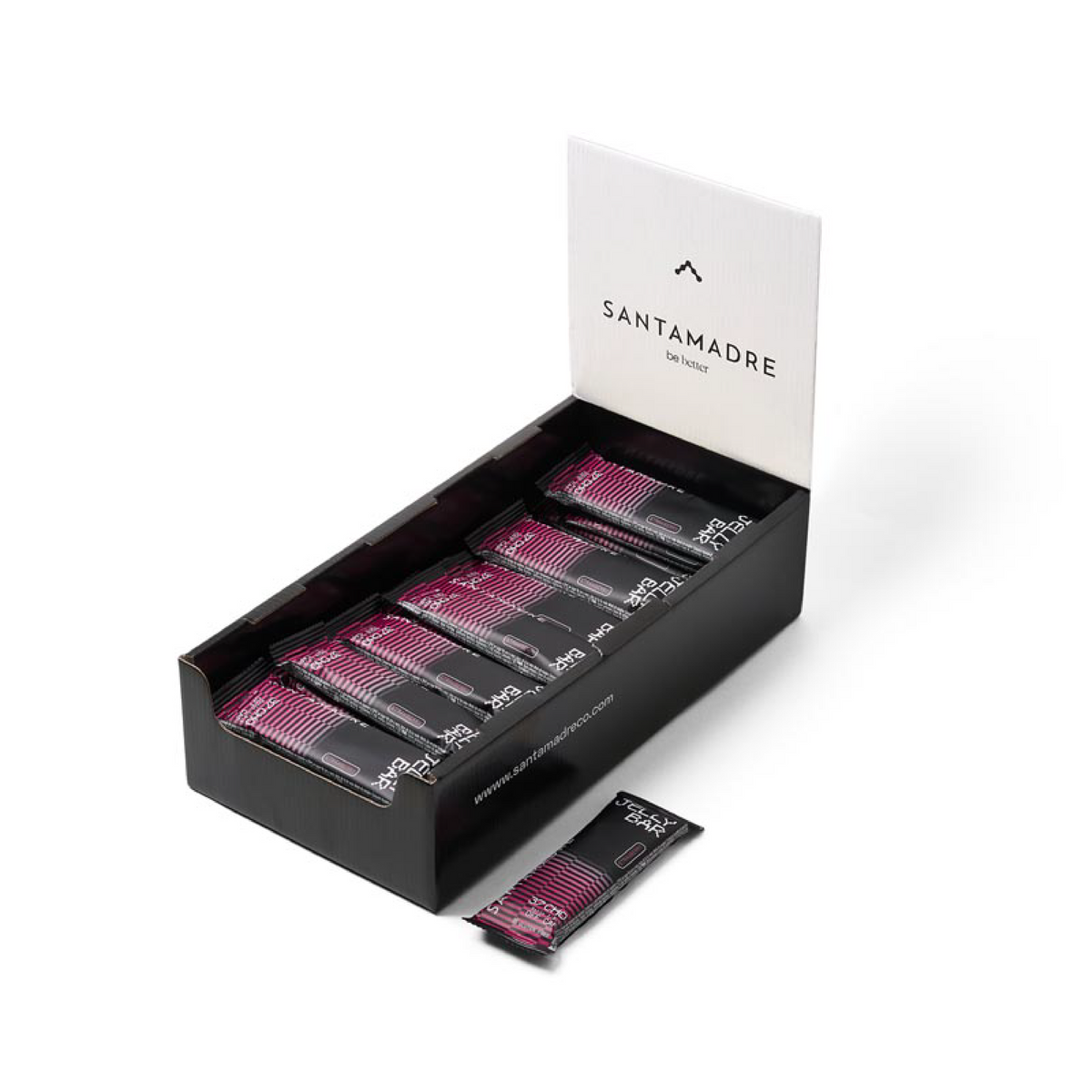 Santa Madre Box Jelly Bar Energético, Strawberry 37CHO OFF CAF