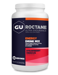 GU Roctane Energy Drink Mix Strawberry Hibiscus, canister