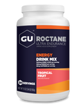 GU Roctane Energy Drink Mix Tropical Fruit, canister