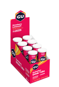 GU Hydration Drink Tabs Strawberry Lemonade, caja abierta