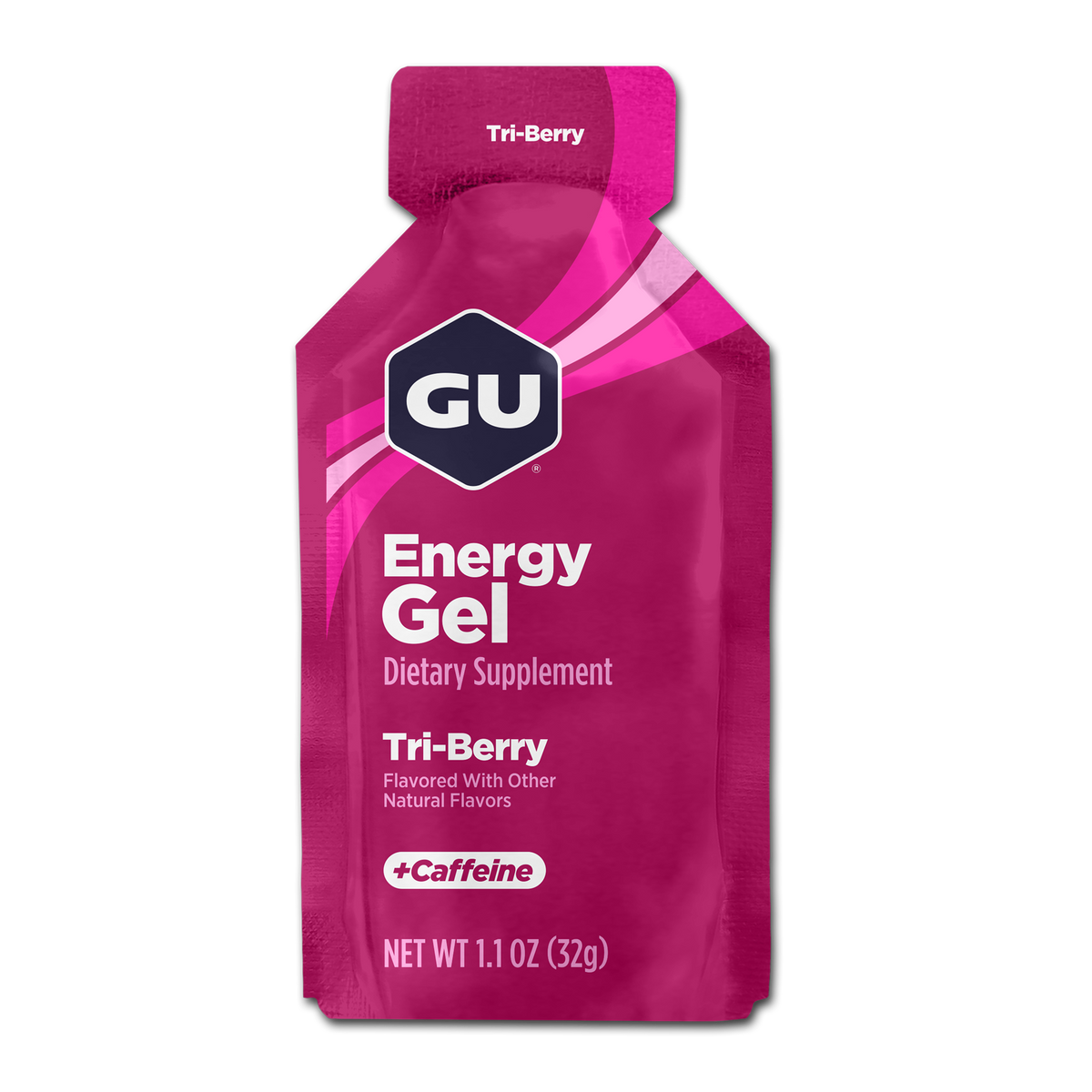 GU Energy Gel Tri-Berry, sobre