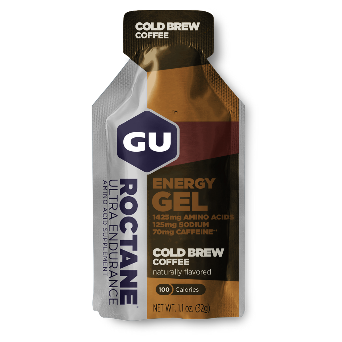 GU Roctane Energy Gel Cold Brew Coffee